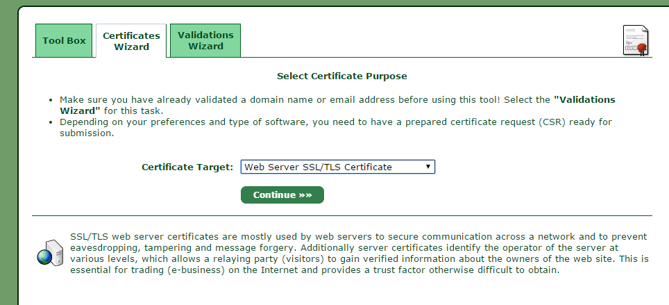 Start SSL Certificate